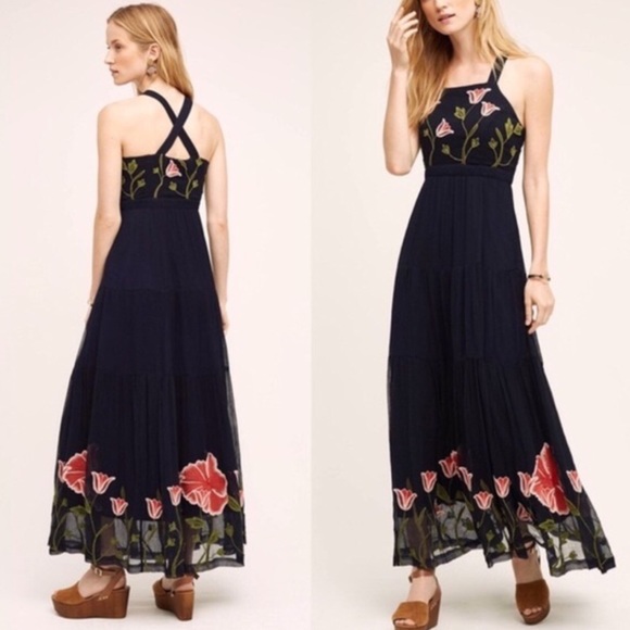 Anthropologie Dresses & Skirts - NWT Sz 4 Anthro Tulipan Maxi Dress